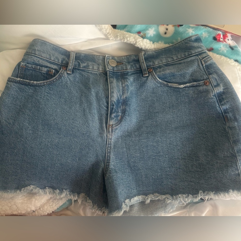 LOFT Light Blue Jean Shorts